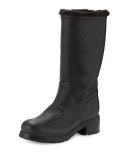 Original Shearling-Lined Pull-On Boot, Black