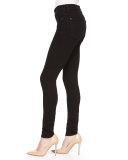 High-Waist Skinny Jeans, Slim Illusion Luxe Black