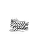 Willow Serpent Ring with Diamonds, Size 7