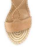 Delilah Braided Wedge Espadrille Sandal