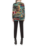 Jacquard Side-Vent Sweatshirt, Northern Lights
