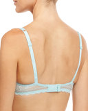 Merci Lace Demi Bra, Lagoon