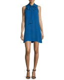 Cassidy Tie-Neck Shift Dress