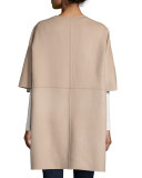 Double-Face Cashmere Cape