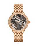 16mm Serein Diamond Willow Watch Head in Rose-Gold Plate