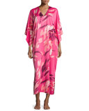 Dahlia Drop-Sleeve Caftan, Posy