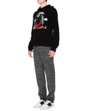 Melange Terry Jogger Pants, Gray