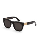 Gals Gianni Sunglasses, Black/Gold