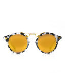 St. Louis Mirrored Round Sunglasses, Interstellar
