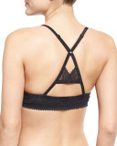 Hayworth Front-Close Push-Up Bra, Black