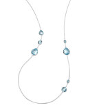 Rock Candy Gelato Necklace, Blue Topaz