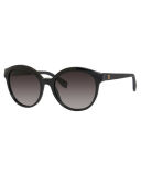 Two-Tone Cat-Eye Sunglasses