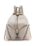 Julian Leather Backpack, Putty