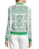 Greenfield Mixed-Print Cardigan