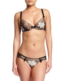 Tombeuse Lace Tanga, Black/Ivory