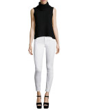 The Skinny Ankle Jeans, White