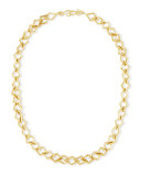 Element Square Link Chain Necklace, 36"