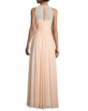 Penelope Sleeveless A-Line Gown