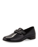 Kevin Men's Patent Wing Formal Loafer, Nero