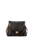 Lexa Small Shoulder Bag, Black