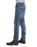 3301 Restored Tapered-Leg Denim Jeans, Blue