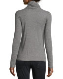The Turtleneck Top, Heather Gray