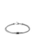 40th Anniversary Classic Chain Lava Slim Bracelet w/ Black Sapphires