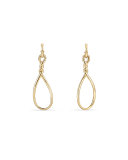 Continuance Twisted 18K Gold Teardrop Earrings