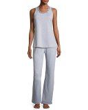 Sterling Racerback Lounge Camisole, Heather Gray