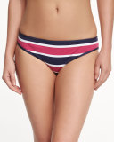 Nautical Striped Reversible Hipster Swim Bottom