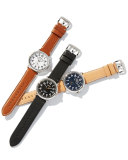 47mm Runwell Leather Strap Watch
