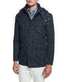Tempest All-Weather Hooded Jacket, Royal Emerald