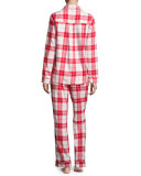 Raven Cotton Plaid Pajama Set