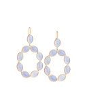 Linked Marquise Chalcedony Earrings