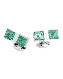 Dollar Bill Sterling Silver Cuff Links