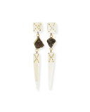 Sepetu Light Horn Drop Earrings