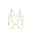 Large Oval Glimmer Earrings
