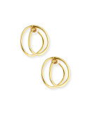 Liquid Orbiting Hoop Earrings