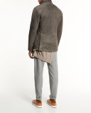 Lamb Suede Sport Jacket, Gray