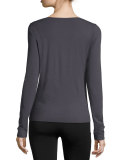 Pure Long-Sleeve Pullover Tee