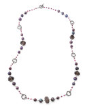 Verona Long Quartz/Pearl Necklace, 39"