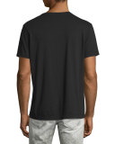 Drip-Effect Horseshoe Graphic T-Shirt