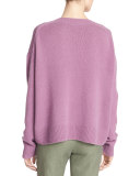 Cashmere Boxy Crewneck Sweater