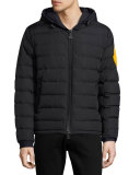 Dinard Hooded Puffer Jacket, Black
