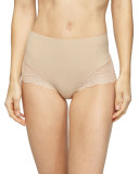 Undie-Tectable® High-Waist Lace Boyshorts, Soft Nude