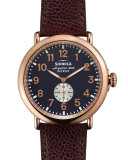 47mm Runwell Leather Watch