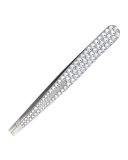 Clear Crystal Slant Tweezers