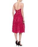 Azalea Lace Dress, Red