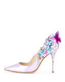 Harmony Metallic 3D Butterfly Pump, Rosa