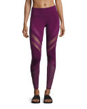 Epic Matte & Glossy Mesh Leggings